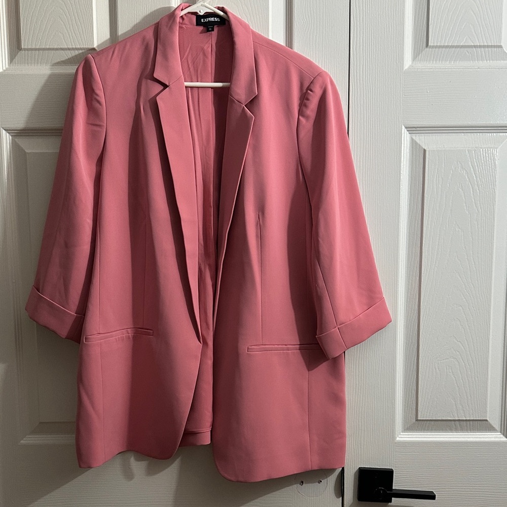 NEW Express Women's Blazer in Soft Pink